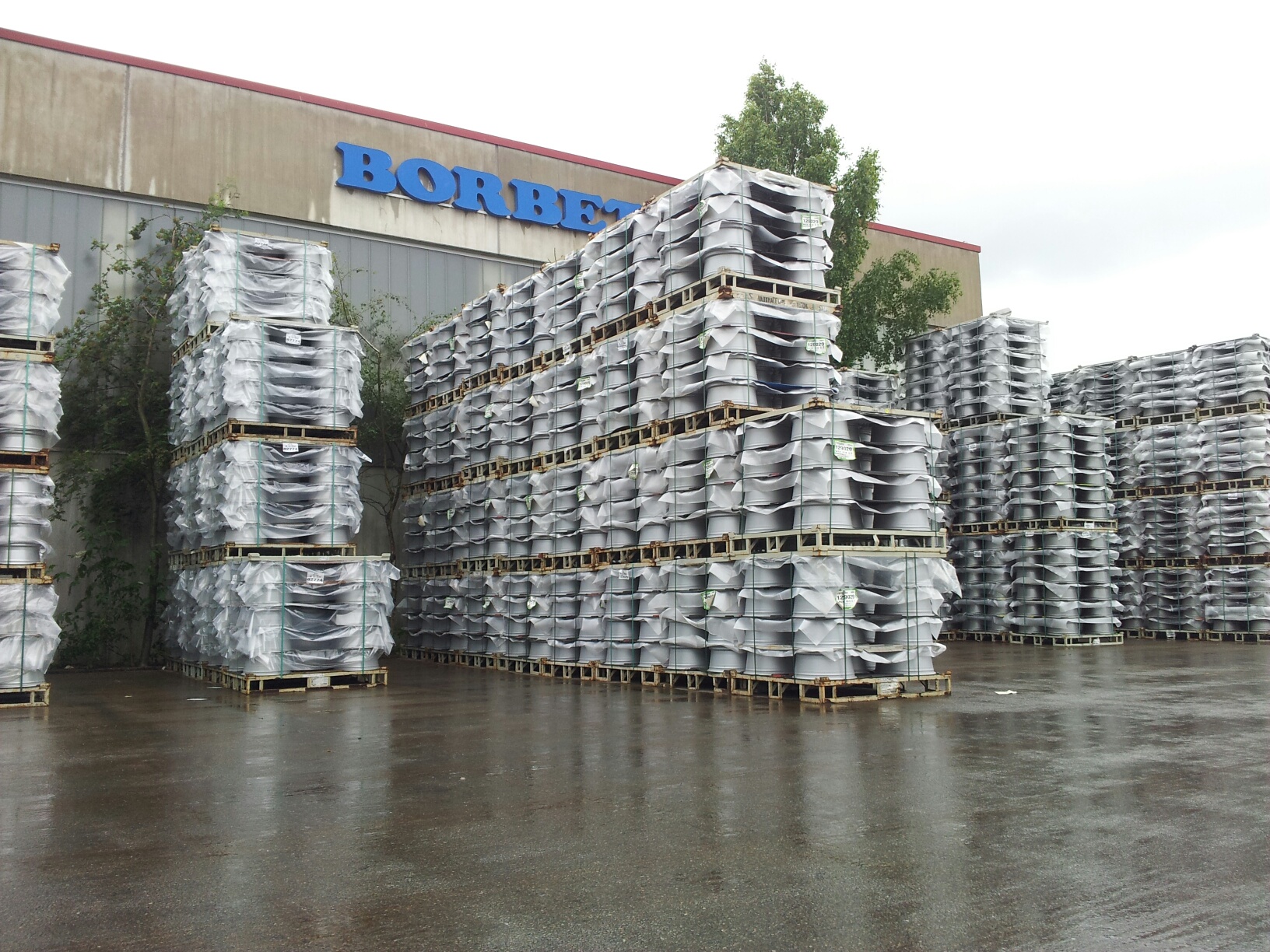 Wielen klaar voor montage